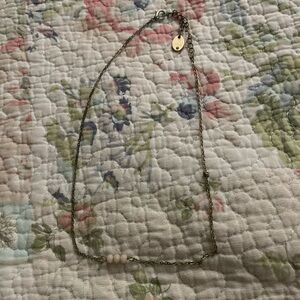 Elegant Gold Necklace with Pink Beads